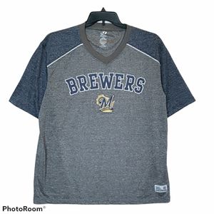 DYNASTY | Men's Brewers MLB V-Neck | Size L